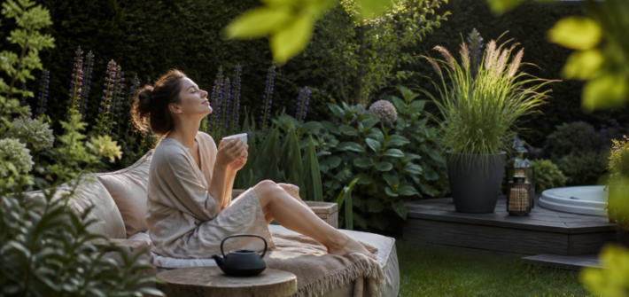 Der eigene Garten als kleiner Wellness-Ort: So wird Grün zur Auszeit